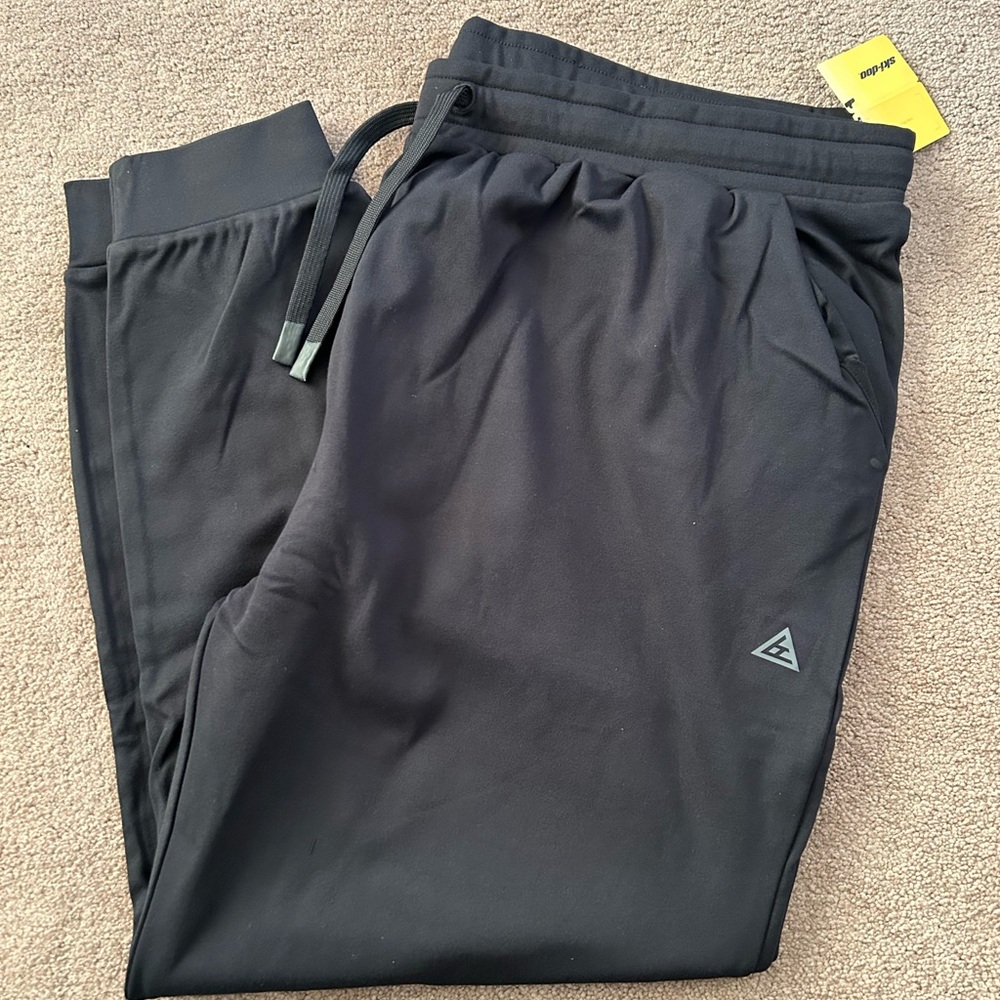 Men's Black Jogger Pants by Ski-Doo